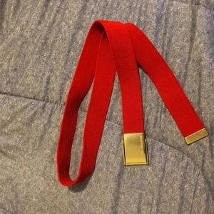 NWOT;red belt columbia